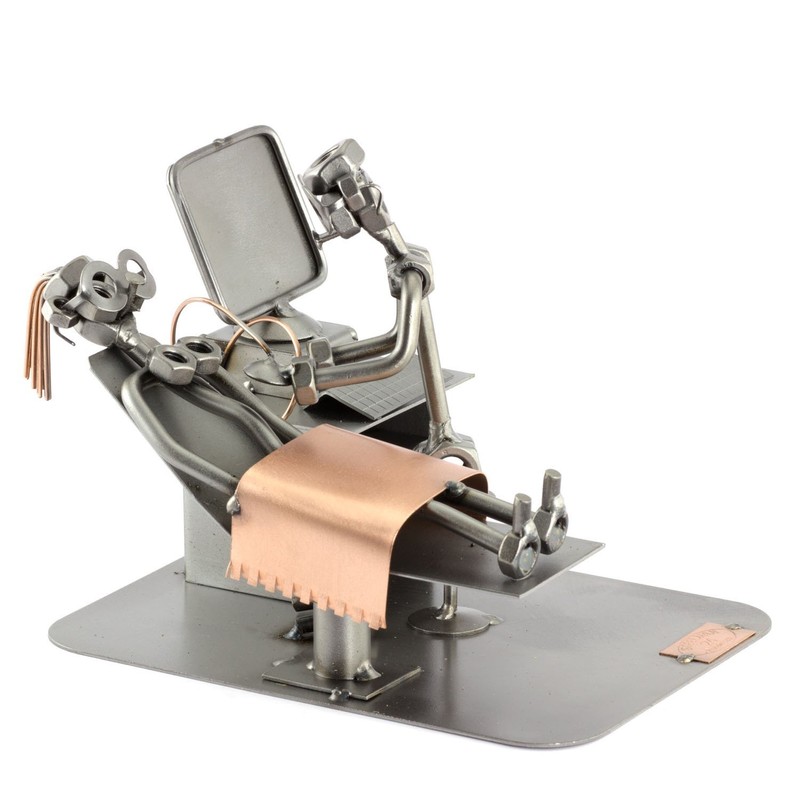Steelman24 I Nuts and bolts sculpture Gynaecologist I Handmade ornaments