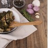 Eddingtons Italian Olive Wood Pierced Spatula, 12-Inch