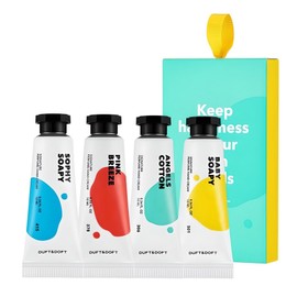 Duft & Doft Signature Perfume Hand Cream Miniature 10ml x 4 types of gift set, 1 set / 더프트앤도프트 시그니처 퍼퓸 핸드크림 미니어처 10ml x 4종 기프트 세트, 1세트