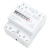 Electricity Watt Hour Meter Dual Color LED Indicator Rail Mount