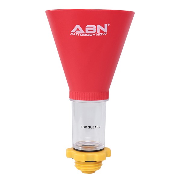 ABN Automotive Funnel - Engine Oil Funnel Compatible with Subaru for Use as Oil Change Funnel with No Spill with Adapter