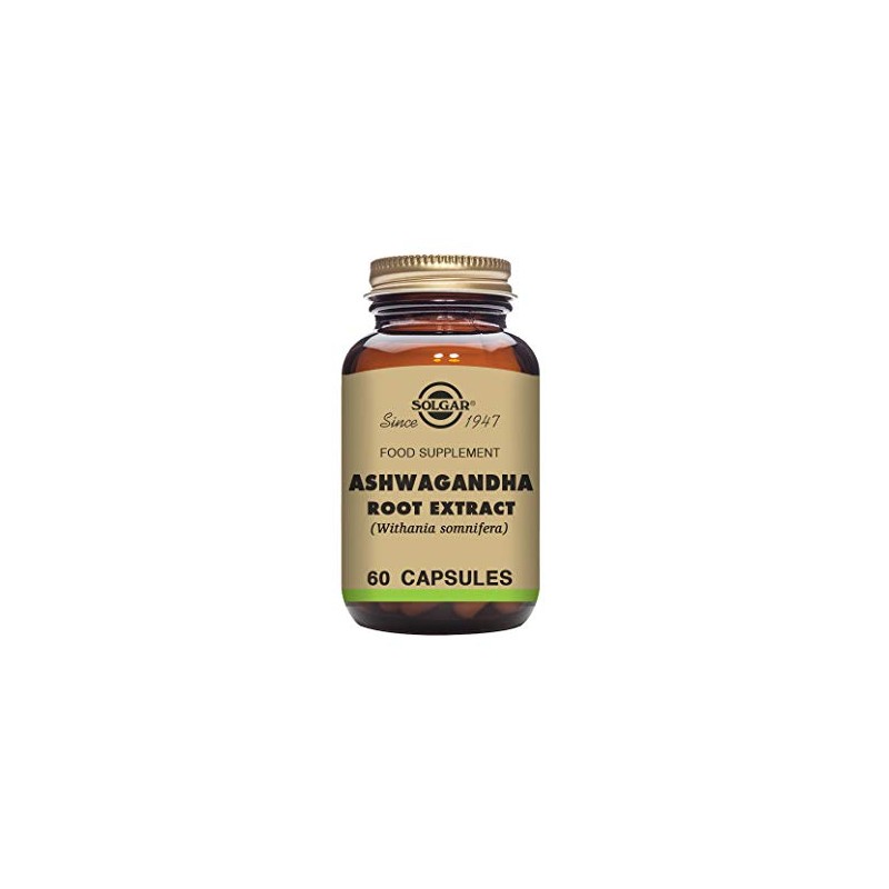 Solgar Ashwagandha Root Extract Vegetable Capsules - Pack of 60