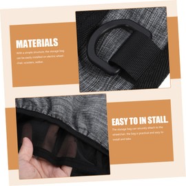 Ipetboom Walker Bag Cup Holder Wheelchair Storage Pouch Stroller Armrest Mobile Food Grey