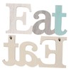 MAGICLULU 3Pcs Rustic Fork and Spoon Wall Decor Kitchen Signs
