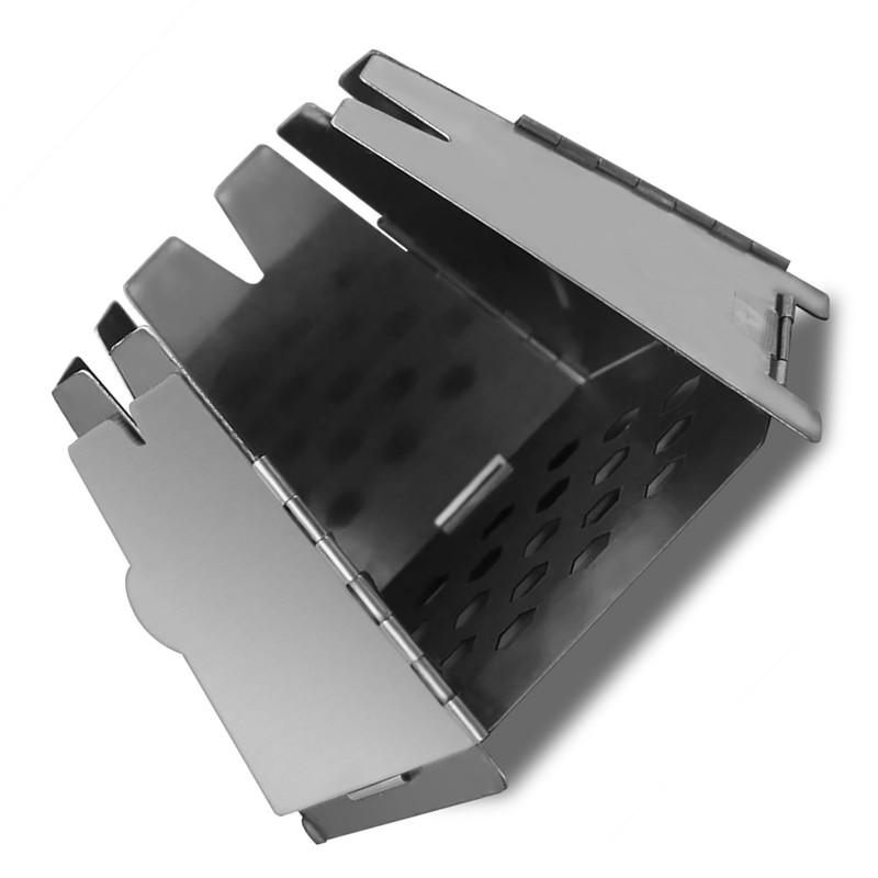 Mini Folding Stainlesss Steel Hexagon Wood Stove Portable Outdoor Camping