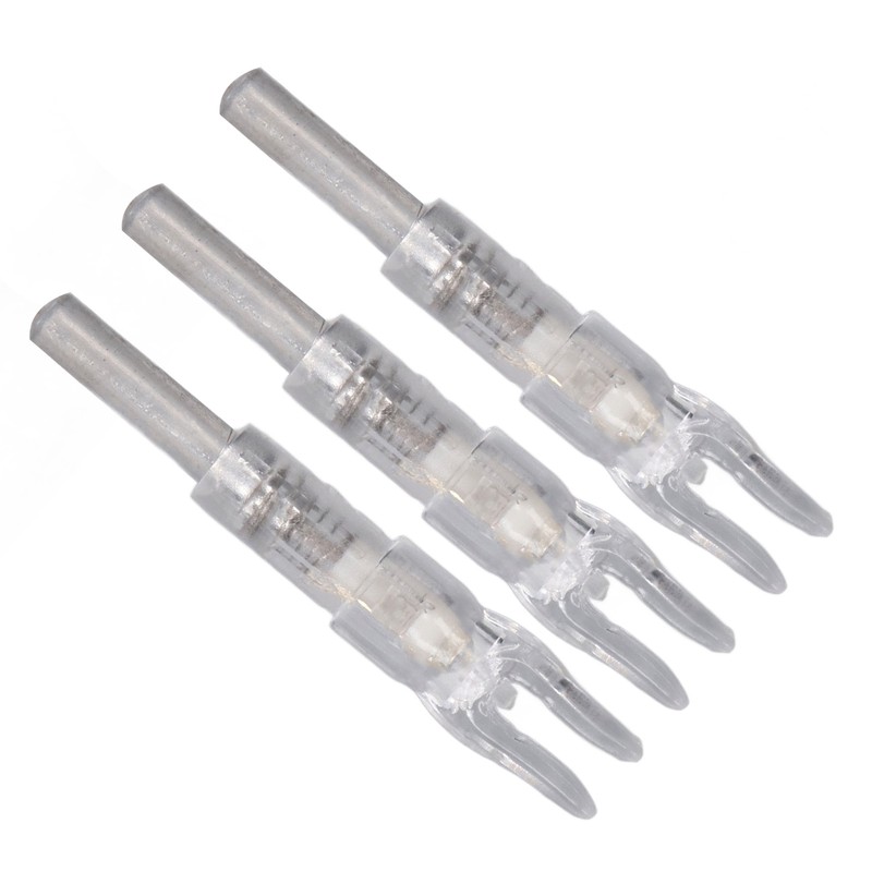 3PCS Lighted Nocks for Arrows Automatic Lighting 6.2mm Internal Diameter