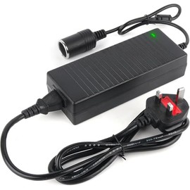Zodazoqa AC-zu-DC-Wandler, 12 V, 10 A, Auto-Netzadapter, weiblich, Auto-Zigarettenanzünder, AC 100–240 V auf DC 12 V, 10 A, 120 W, Netzteil-Adapter, AC zu Gleichstrom, Transformator für