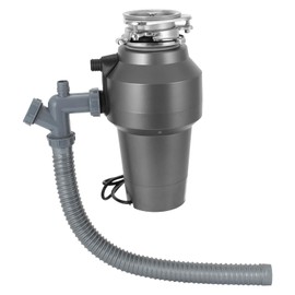 BICKKOMG Garbage Disposal, 1.2L 560W Food Waste Disposer for Kitchen Sink Stainless Steel Food Waste Grinding System, Kitchen Garbage Disposal with Socketfor Process Food Residues like Fruits