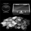WILLBOND 200 Pcs Clear Disc Pads to Stabilize Earrings, Plastic