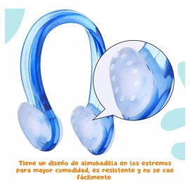 Universo en Linea 3 Set Tapones Para Oídos Y Nariz Silicona Natación Nadar