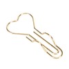50pcs Heart Pen Clips Plated Metal Pen Holder Clips Small