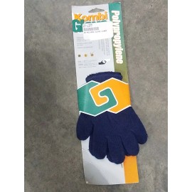 KOMBI Polypropylene Glove Liner, Juniors, 27-1377 9/1910 Navy