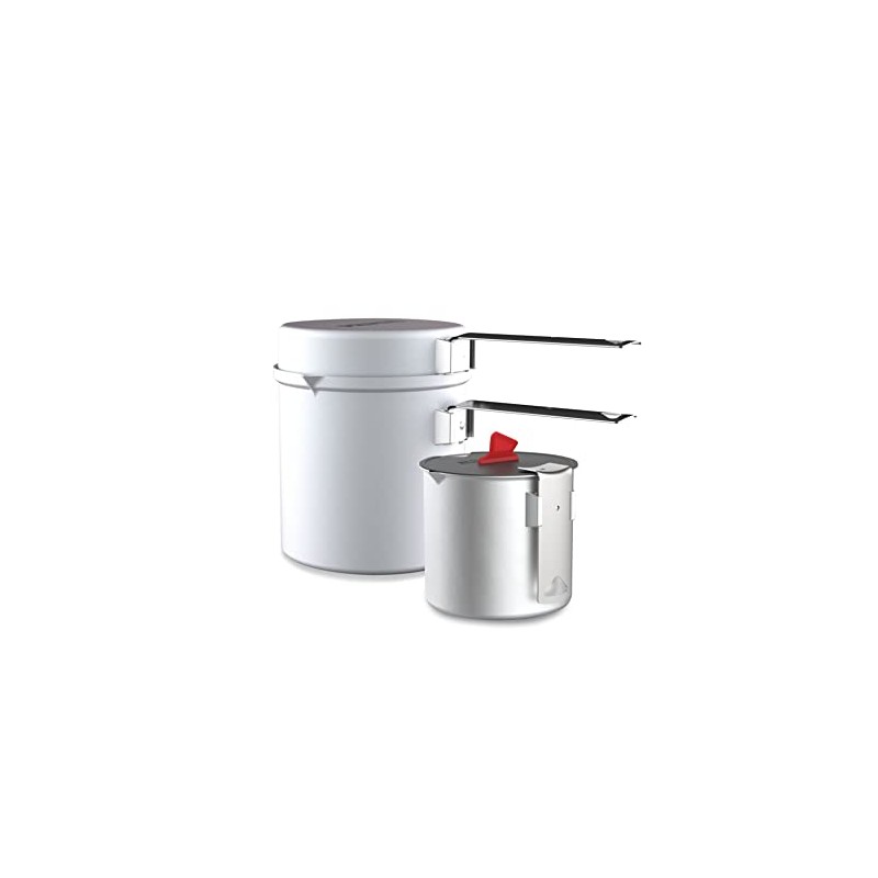 Primus Unisex - Adult Essential Trek Pot Series, Silver, 1.0L