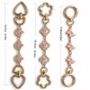 3Psc Bag Extender Chain Butterfly Purse Strap Replacement Purse Chains
