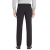 Van Heusen Men's Flex Straight Fit Flat Front Pant, Black,