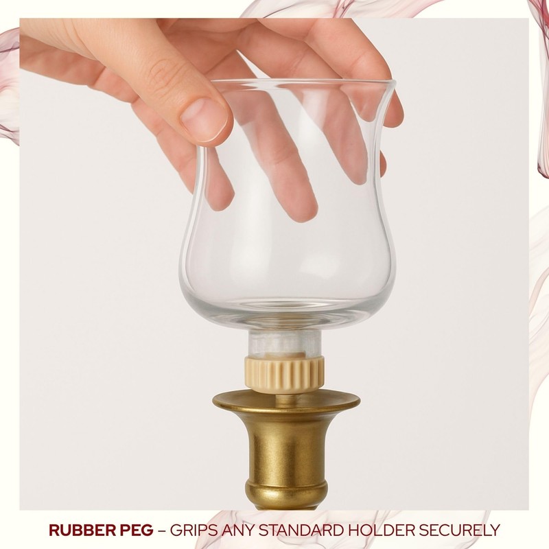 Biedermann & Sons Votive Rubber Gaskets for Peg Candle Holders