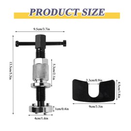 OIODKDEF Brake Piston Reset, Universal Brake Reset, Brake Piston Reset Tool, Brake Cylinder Reset, Car Tool for Repairing and Installing Brake Cylinders