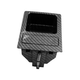 unbrand Centre Console Drink Holder + Coin Box, Carbon Colour, E46