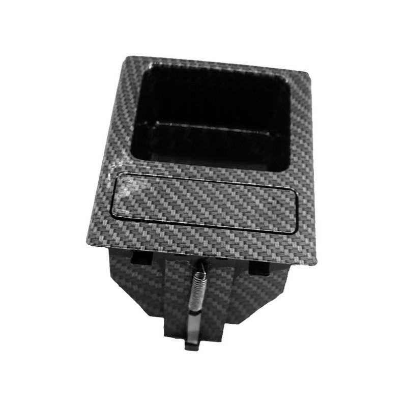 unbrand Centre Console Drink Holder + Coin Box, Carbon Colour,