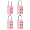 DELSWIN Small Combination Lock for Locker, 4-Digit Mini Combo Lock