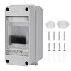Surface-Mounted Fuse Box: Distribution Box Surface-Mounted, Fuse Box 3 Modules