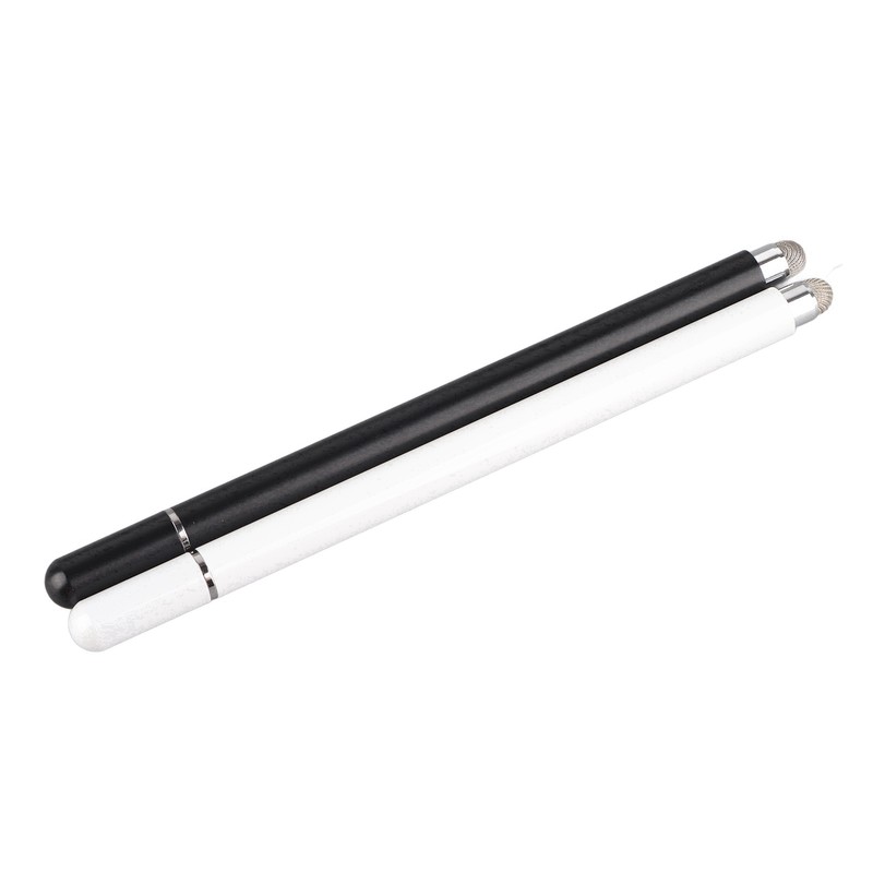 2pcs Stylus Black White Magnetic Suction Handwriting Stylus Universal Capacitive