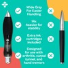 Fat Heavy Weighted Pens (2 Pack) | Large Grip Pens