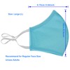Cloth Face Mask Breathable 3-Ply Adjustable Ear Loops, Washable Reusable