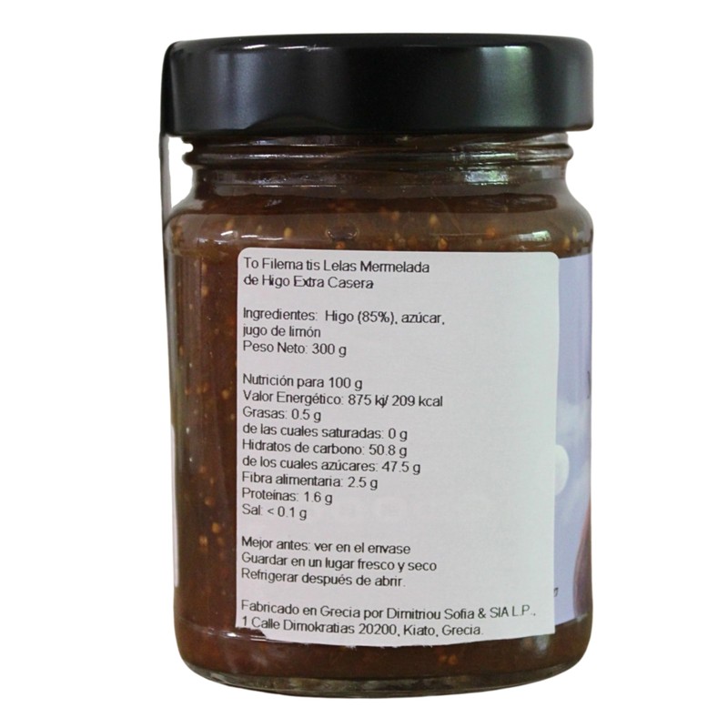 To Filema tis Lelas Marmellata di Fichi Extra Casareccia,300g