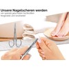 Professional Stainless Steel Nail Scissors with Straight Cutting Surface