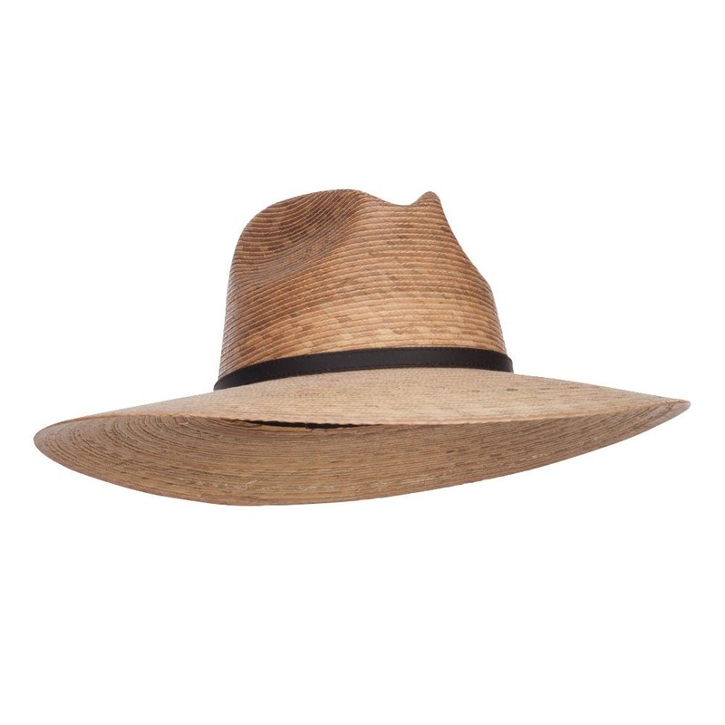 Men's Palm Braid Safari Hat - Dk Palm M
