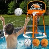 TALGIC Pool Basketball Hoop with Backboard, Floating Basketball Hoop for