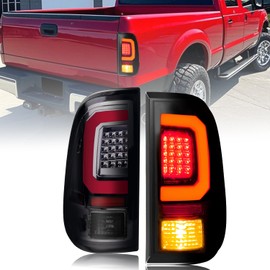 Sheraho Tail Light Pair Compatible with 2008-2016 Ford F250 F350 F450 F550 w/Reverse Bulb SuperDuty Pickup Truck Taillights Brake Lamps Back Lights Stop Lights Driver & Passenger Side
