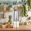 SANOVIO Gravity Electric Salt and Pepper Grinder Set, USB-C Rechargeable,