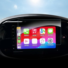 SHAOHAO Compatible with Toyota Aygo X 2022 2023 2024 9 Inch UK Car Navigation Protective Film Scratch-Resistant Protective Film Toyota Aygo Accessories 9H Screen Protector Toyota Aygo Accessories