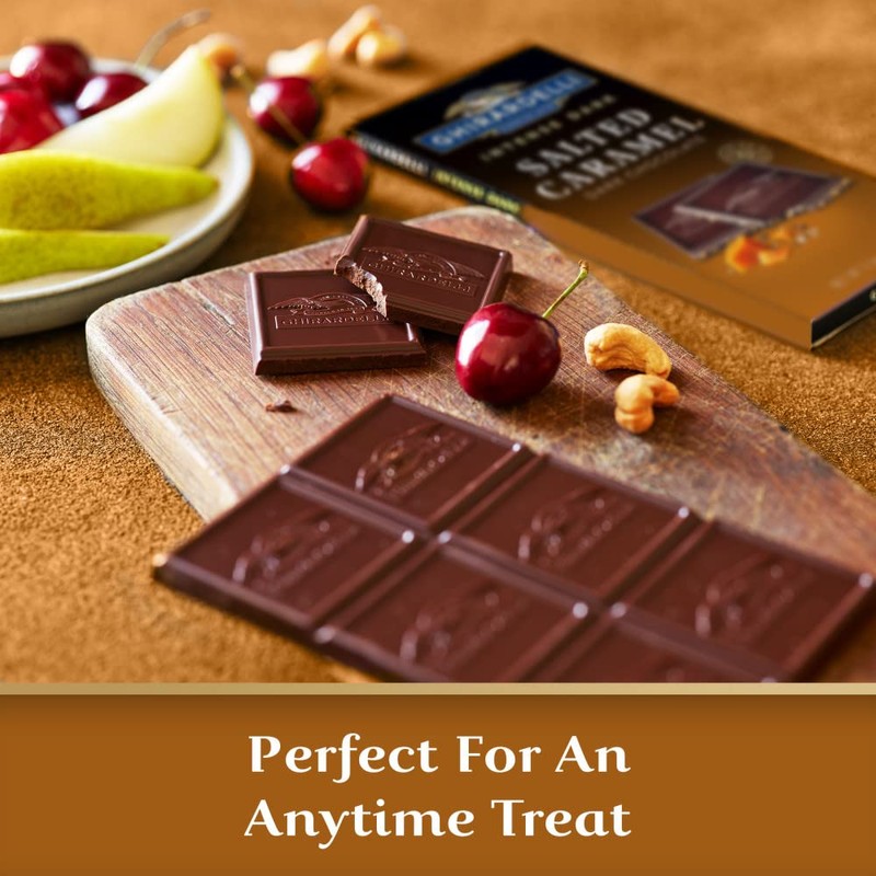 GHIRARDELLI Salted Caramel Intense Dark Bar, 3.5 Oz Bar (Pack