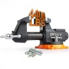 PONY 4" Heavy Duty Bench Vise 4400LBS Clamp Force 360°