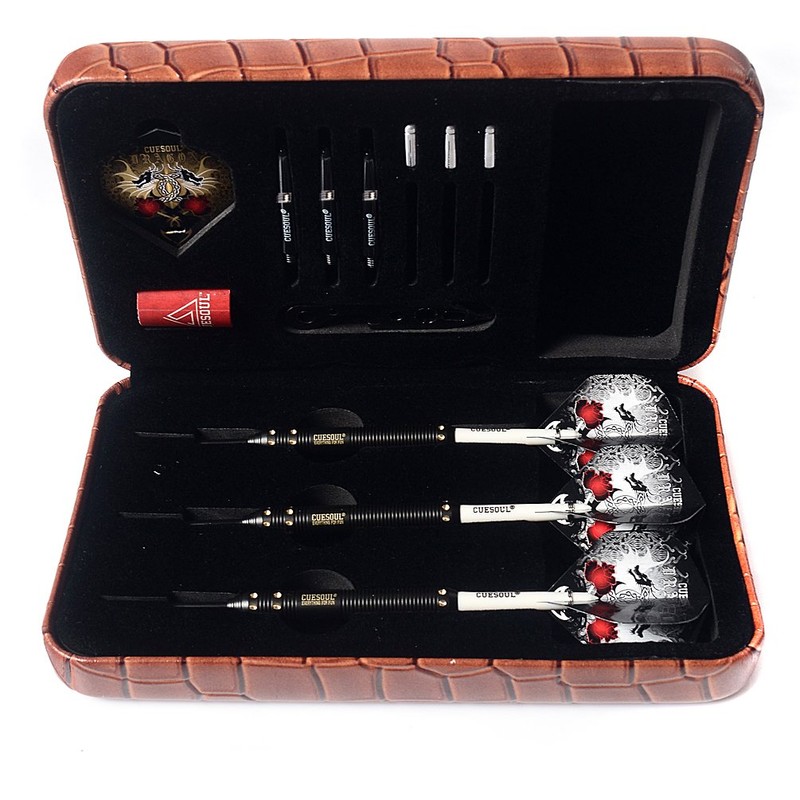 Cuesoul Dragon Deluxe Brass Steel Darts, 21 Grams
