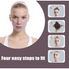 CCAIPU Facelifting Stickers, Breathable, Lightweight Ice Silk V-Face Harnesses (Purple)