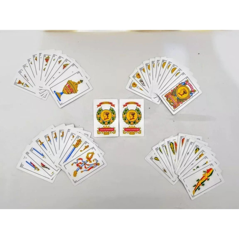 Naveta 3 Paquetes De Baraja Española Naveta De 50 Cartas.