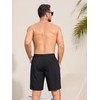 SILKWORLD Mens Swim Trunks with Compression Liner 9 Inch Inseam