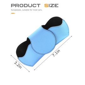 Flaconi Sunglasses Clip for Car Visor,Sunglass Visor Clips for Cars,Sunglasses Visor Clip, Glasses Clip for Car Viso,Sun Visor Sunglasses Clip,Suitable for Most Cars Trucks SUV RVs (Blue)