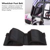 Wheelchair Leg Strap Black Wheelchair Foot Rest Restraint for Elderly