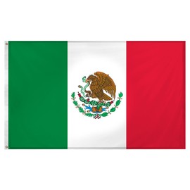 SHATCHI 5ft x 3ft Large Mexico Mexican National Flags Sporting Events Pub BBQ Food Banner Support Table Cover Football World Cup Decor Olympic, Polyester