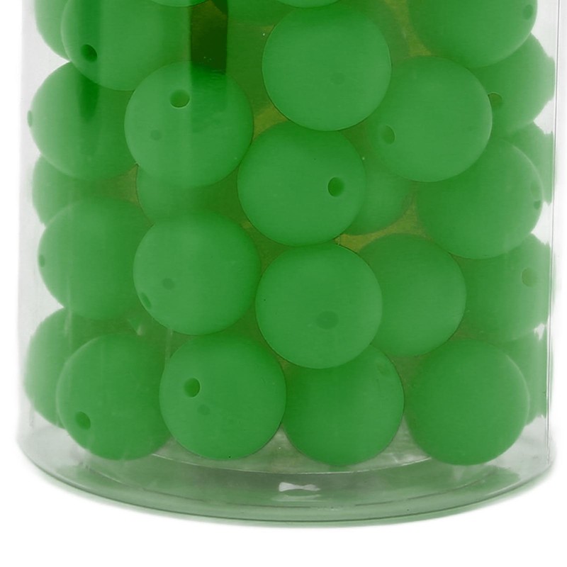 105pcs 15mm Silicone Beads Bulk Round Silicone Beads Loose Beads