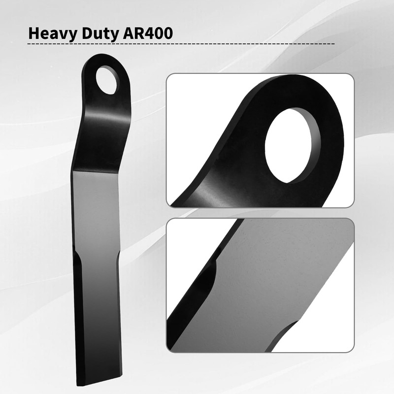 Vanshly 2 PCS Heavy Duty AR400 Steel Replacement Bush Hog