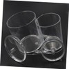 VICASKY Makeup Organizer Acrylic Storage Case for Cotton Swabs Pads