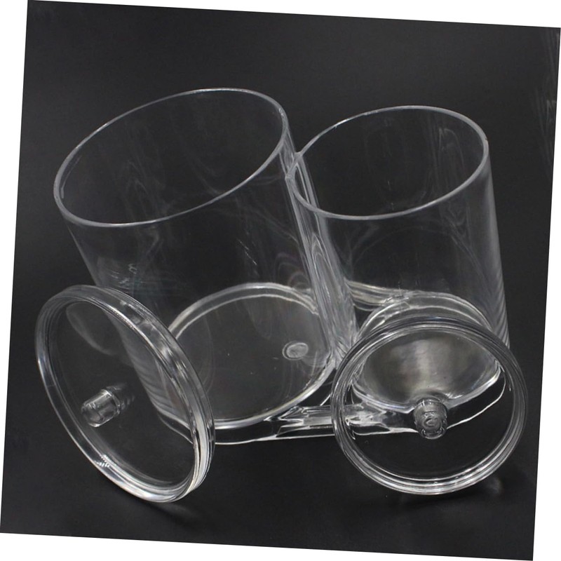 VICASKY Makeup Organizer Acrylic Storage Case for Cotton Swabs Pads