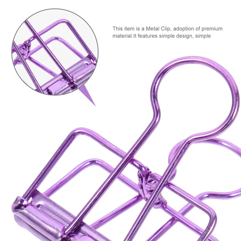 Large Paper Clips Binder Clips Bulk 10Pcs Clips Paper Clips