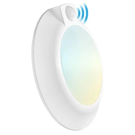 LUXRITE 6 Inch LED Motion Sensor Ceiling Light, CRI 90, 3CCT 3000K 4000K 5000K, Adjustable Detection Range and Timer, 13W, 1050LM, Dimmable Flush Mount Light Fixture, 120V, Energy Star, ETL Listed